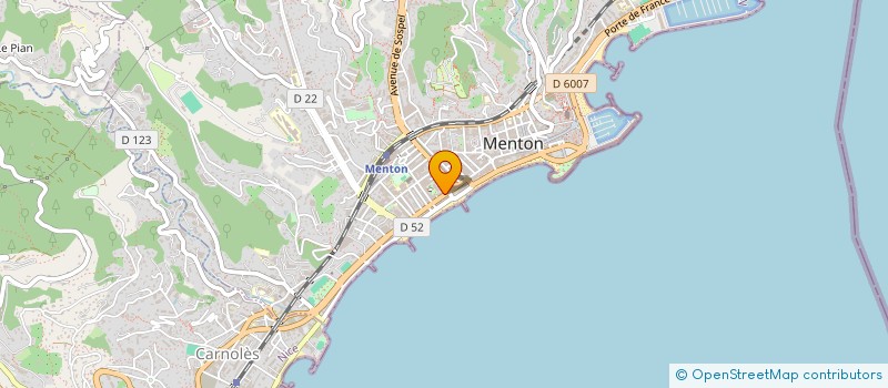 localisation de l'entreprise FARNET à MENTON