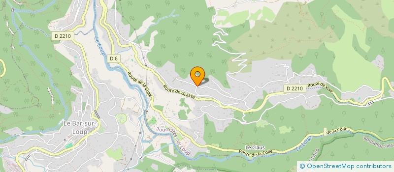localisation de l'entreprise FARNIENTE  TOURRETTES-SUR-LOUP