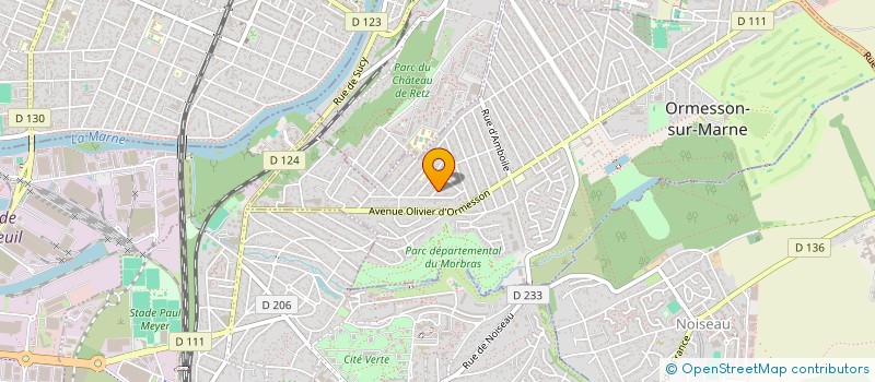 localisation de l'entreprise FARNIENTE  ORMESSON-SUR-MARNE