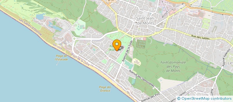 localisation de l'entreprise FARNIENTE  SAINT-JEAN-DE-MONTS