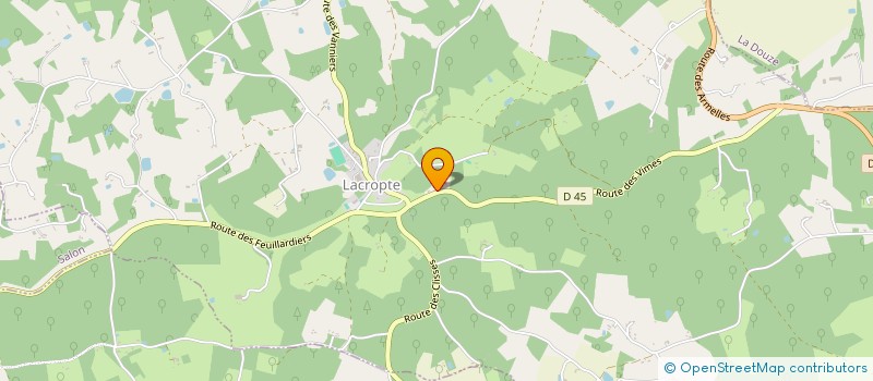 localisation de l'entreprise FARNIER MONTORIOL  LACROPTE