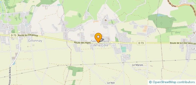 localisation de l'entreprise FARNOUX TP  SAINT-HILAIRE-DE-LA-COTE