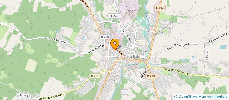 localisation de l'entreprise FARO à CASTELJALOUX