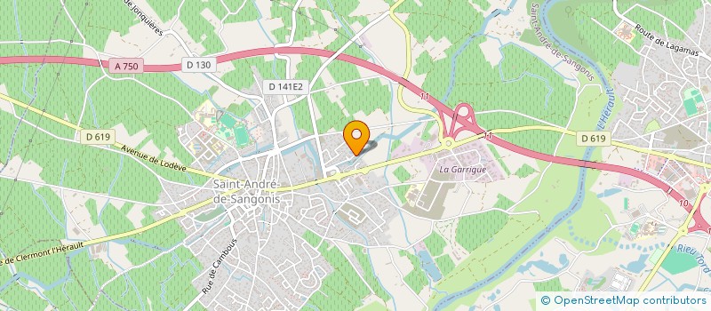 localisation de l'entreprise FARO  SAINT-ANDRE-DE-SANGONIS