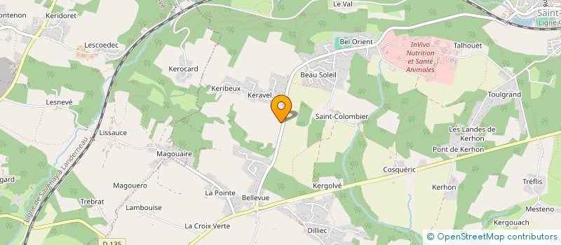 localisation de l'entreprise FARO  SAINT-NOLFF