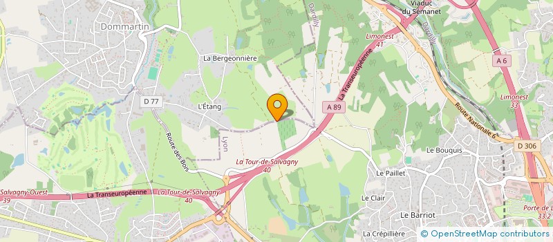 localisation de l'entreprise FARO  DOMMARTIN