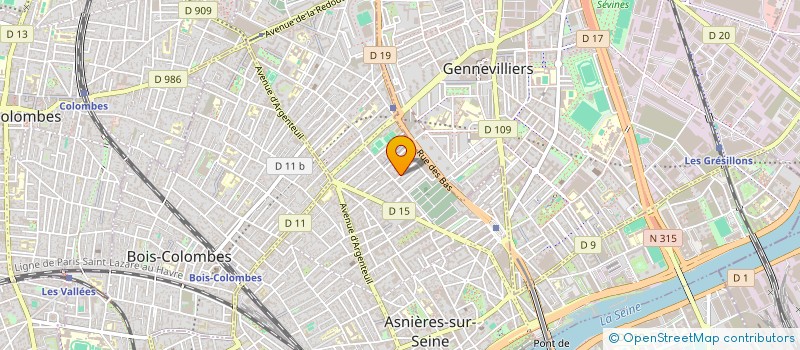 localisation de l'entreprise FAROAD à ASNIERES-SUR-SEINE