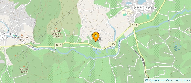 localisation de l'entreprise FAROIGI OPTIQUE  BESSE-SUR-ISSOLE