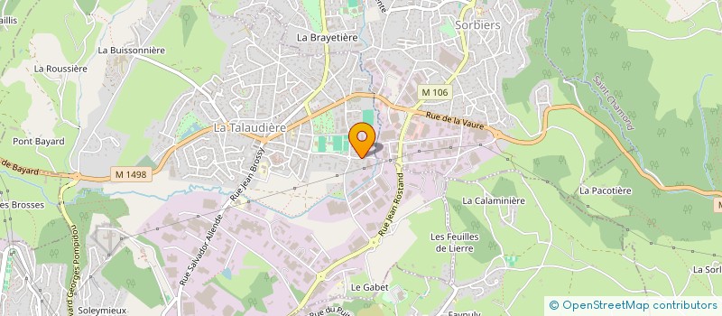 localisation de l'entreprise FAROMA 2  LA TALAUDIERE