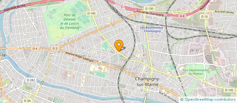localisation de l'entreprise FARON ISOLATION à CHAMPIGNY-SUR-MARNE