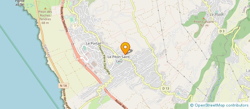 localisation de l'entreprise FARON REUNION à SAINT-LEU