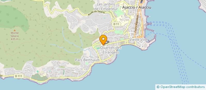 localisation de l'entreprise FARONE à AJACCIO