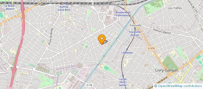 localisation de l'entreprise FAROOQ à AULNAY-SOUS-BOIS