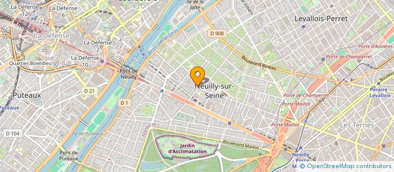 localisation de l'entreprise FAROPAR à NEUILLY-SUR-SEINE