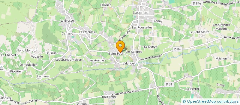 localisation de l'entreprise FAROSIER CONFORT 1  LACENAS