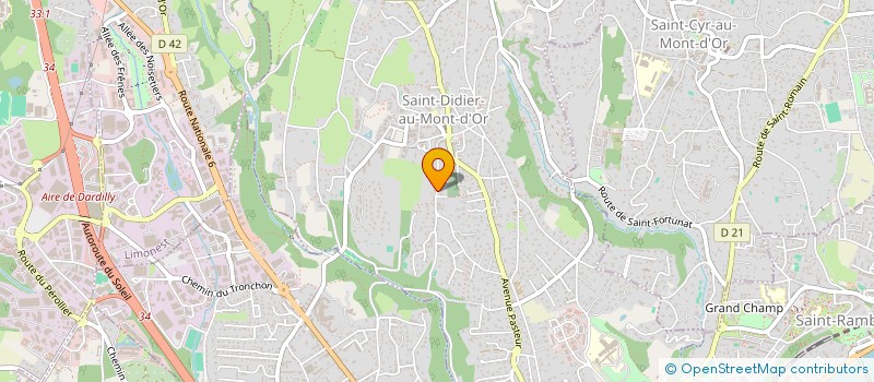 localisation de l'entreprise FAROTYL  SAINT-DIDIER-AU-MONT-D'OR