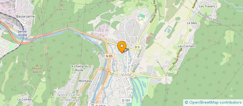 localisation de l'entreprise FAROUK BENDAMENE  VIZILLE