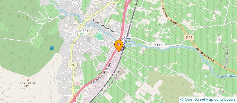 localisation de l'entreprise FAROUMI METALLERIE  CUERS