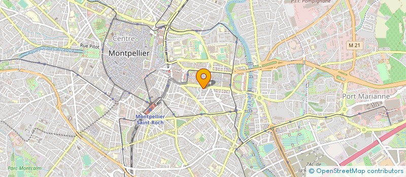 localisation de l'entreprise FAROUX à MONTPELLIER