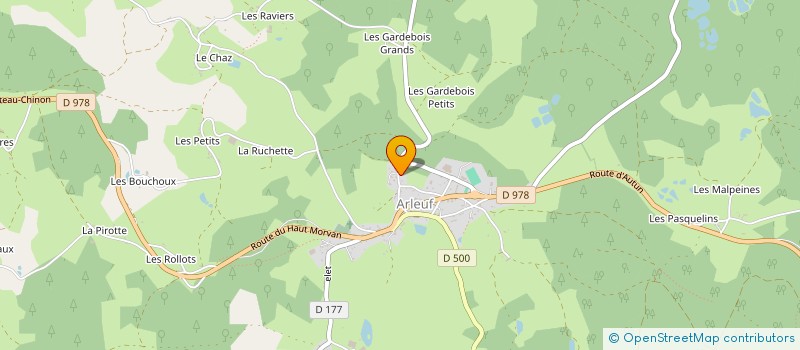 localisation de l'entreprise FARPLACE FRANCE à ARLEUF