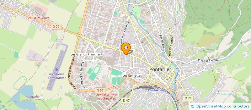 localisation de l'entreprise FARQUE JEAN PIERRE à PONTARLIER