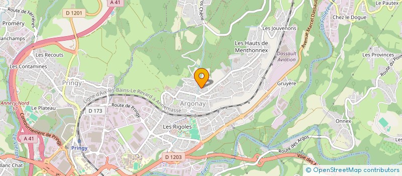 localisation de l'entreprise FARREN  ARGONAY