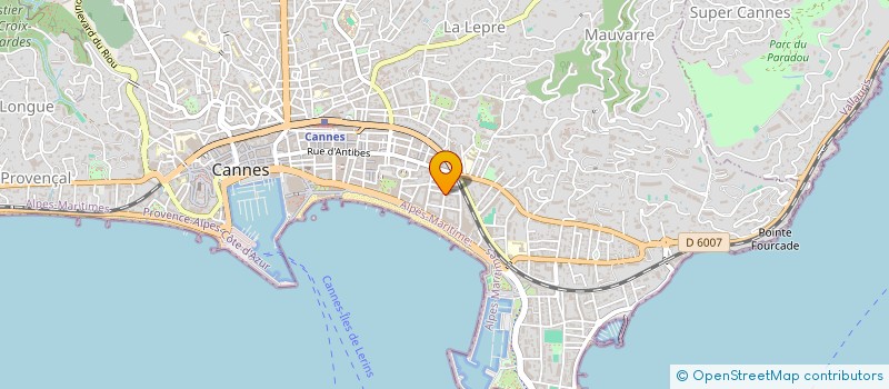 localisation de l'entreprise FARRUGIA ET CIE à CANNES