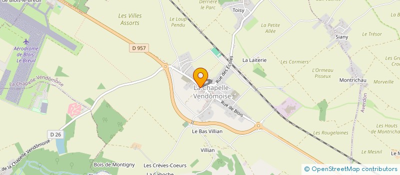 localisation de l'entreprise FARS  LA CHAPELLE-VENDOMOISE