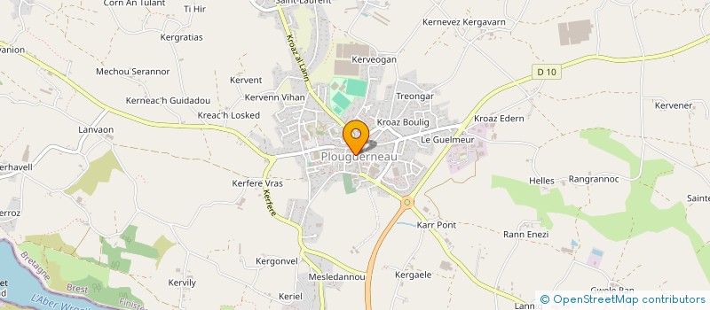 localisation de l'entreprise FARZ TEO IMMO à PLOUGUERNEAU