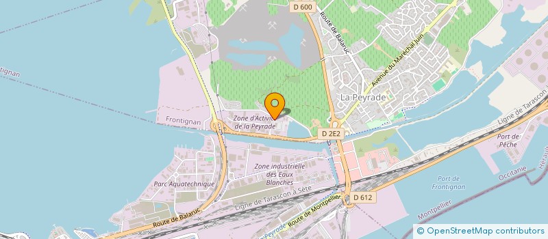 localisation de l'entreprise FAS à FRONTIGNAN