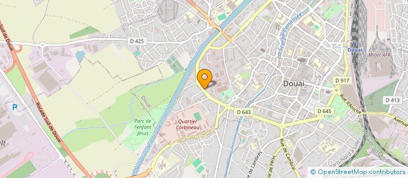 localisation de l'entreprise FAS à DOUAI