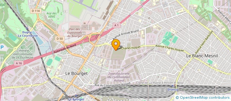 localisation de l'entreprise FAS à LE BLANC-MESNIL