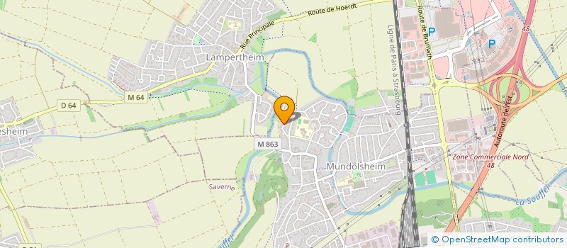 localisation de l'entreprise FAS  MUNDOLSHEIM