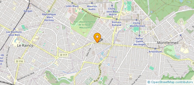 localisation de l'entreprise FAS à CLICHY-SOUS-BOIS