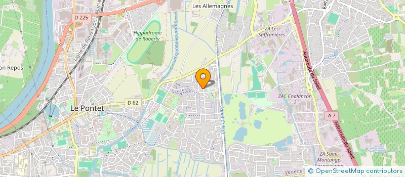 localisation de l'entreprise FAS CONFORT  LE PONTET