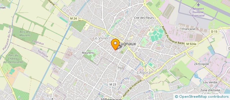 localisation de l'entreprise FAS GLOBE INTERNATIONAL  CUGNAUX