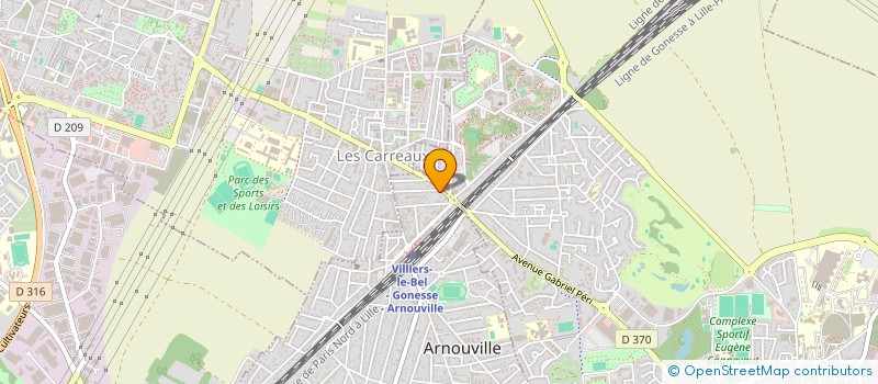 localisation de l'entreprise FAS HOLDING  ARNOUVILLE