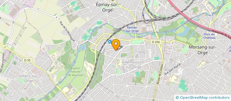 localisation de l'entreprise FAS-SENS à VILLEMOISSON-SUR-ORGE