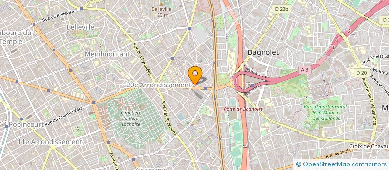 localisation de l'entreprise FAS'VIDEO à PARIS