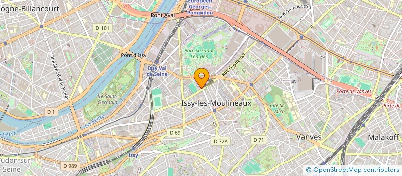 localisation de l'entreprise FASA à ISSY-LES-MOULINEAUX