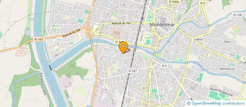 localisation de l'entreprise FASA à MONTELIMAR