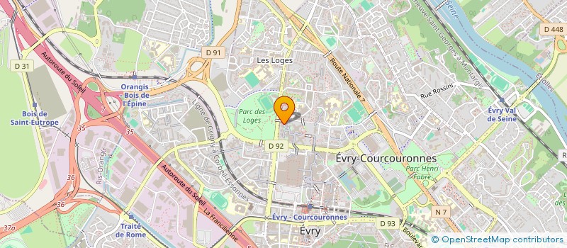 localisation de l'entreprise FASAD  EVRY-COURCOURONNES