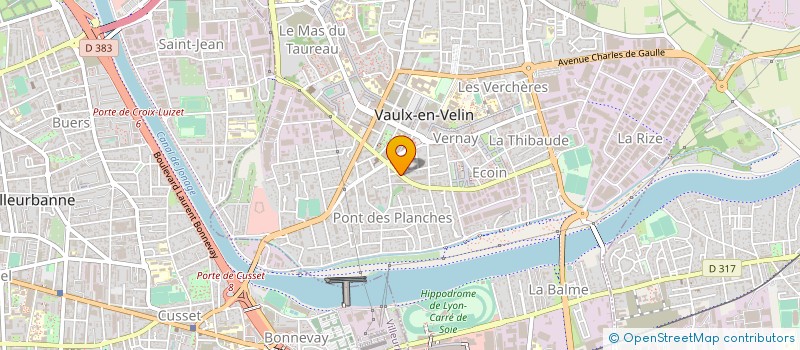 localisation de l'entreprise FASADE à VAULX-EN-VELIN
