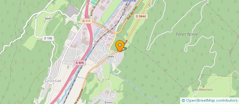 localisation de l'entreprise FASAKANA à GROISSIAT