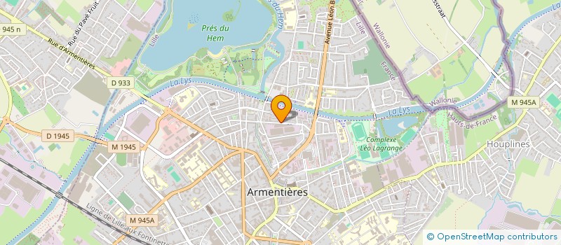 localisation de l'entreprise FASAM à ARMENTIERES