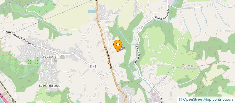 localisation de l'entreprise FASANINI  CHUZELLES