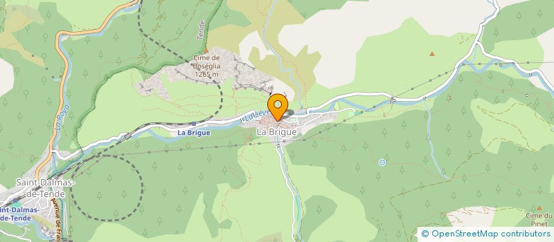 localisation de l'entreprise FASCETTA DE CIABOT (LE JARDIN DU CABANON)  LA BRIGUE