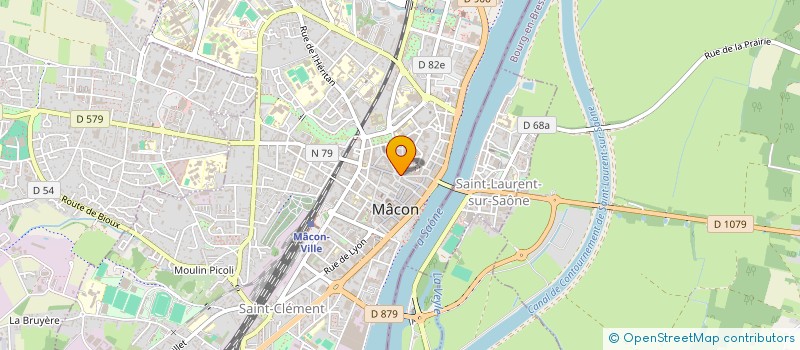 localisation de l'entreprise FASCINATION COIFFURE à MACON