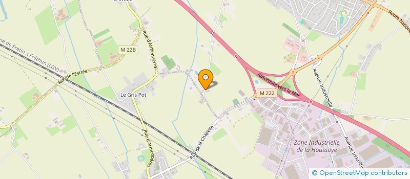 localisation de l'entreprise FASE IMMOBILIER  LA CHAPELLE-D'ARMENTIERES