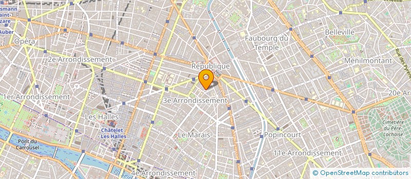 localisation de l'entreprise FASE INC.  PARIS